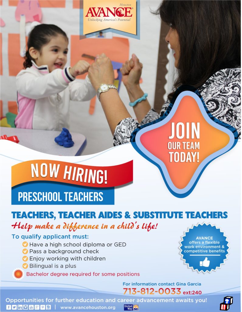 avance head start teacher salary