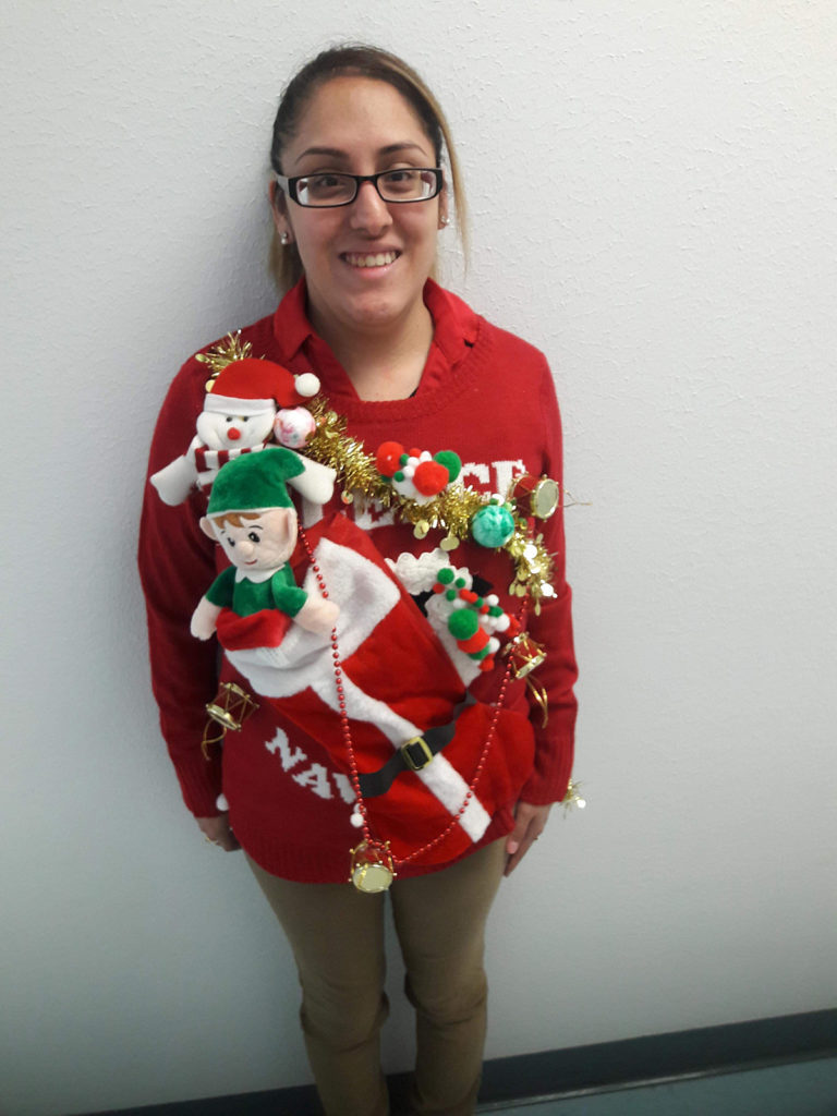 Employees Participated in “Ugly Christmas Sweater Contest” - AVANCE